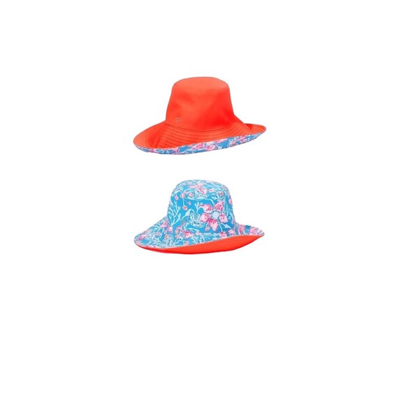 NWT Lilly Pulitzer Women's UPF 50 Multi Color Reversible Sun Hat One Size - Picture 2 of 4